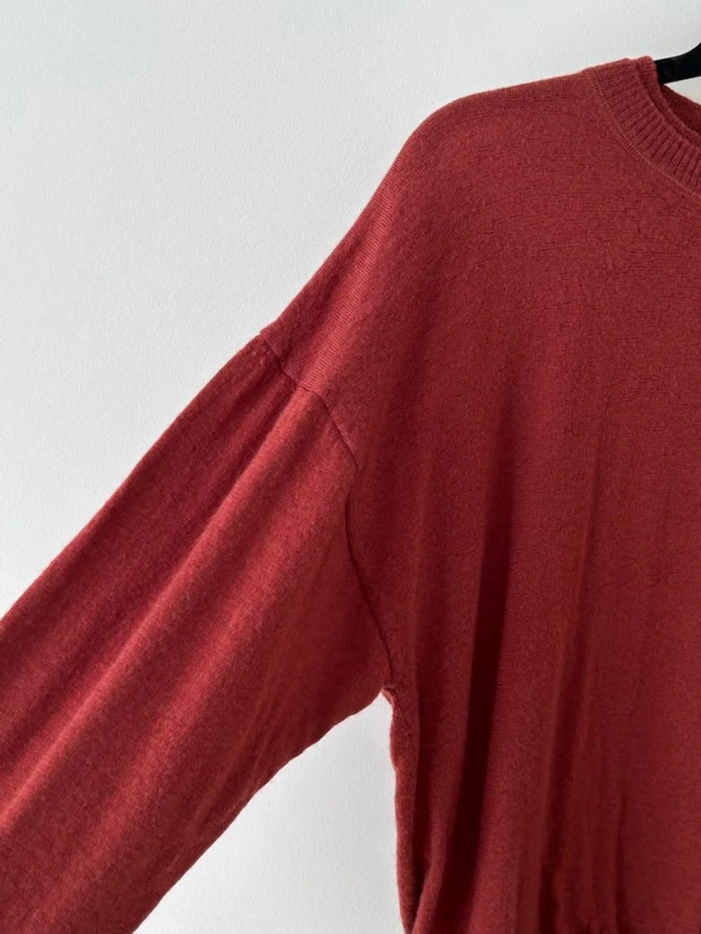 J. Crew 100% Merino Wool Rust Crewneck Sweater